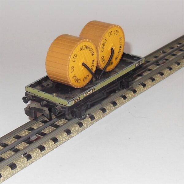 Hornby Dublo 4646 2-Rail 10T Low Sided Wagon Wire Cable Load OO Scale