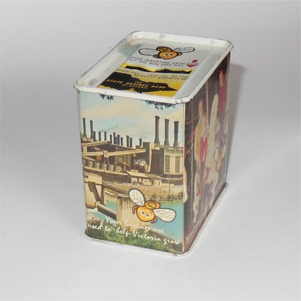 State Savings Bank of Victoria Money Box Savings Tin