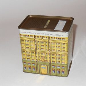 Commonwealth Bank Australia Money Box Savings Tin