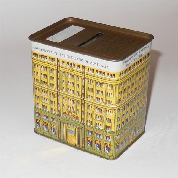 Commonwealth Bank Australia Money Box Savings Tin