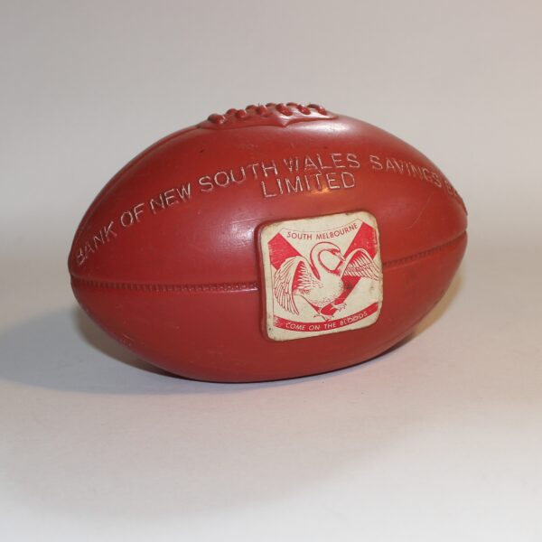Money Box Bank Safe NSW Football South Melbourne Bloods Swans