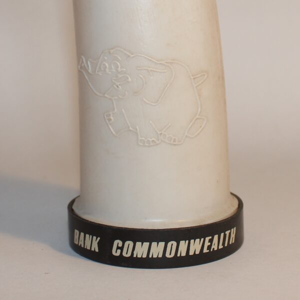 Piggy Bank Plastic Commonwealth Bank Australia Elephant Tusk