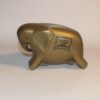 Money Box Bank Elephant CBA Commonwealth Gold Plastic