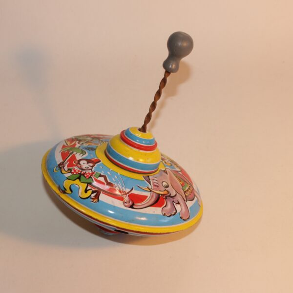 Ace Tin Spinning Top Lithograph Australia