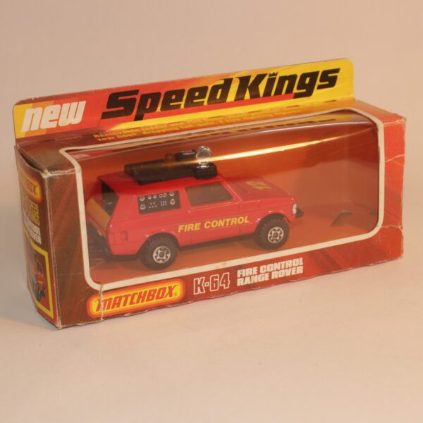 Matchbox SpeedKings K64 Range Rover Fire Control Boxed KingSize