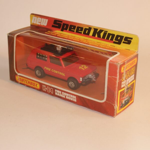Matchbox SpeedKings K64 Range Rover Fire Control Boxed KingSize