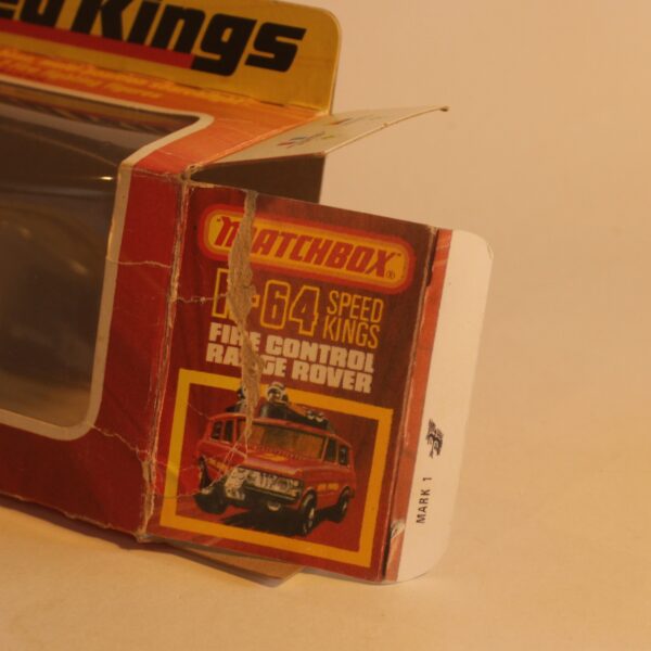 Matchbox SpeedKings K64 Range Rover Fire Control Boxed KingSize