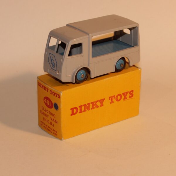 Dinky Toys 491 Electric Dairy Milk Van N.C.B Blue c1960 Mint Boxed