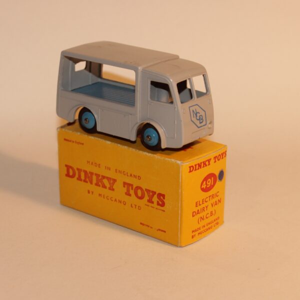 Dinky Toys 491 Electric Dairy Milk Van N.C.B Blue c1960 Mint Boxed