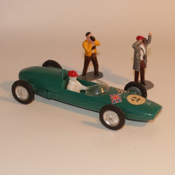 Lotus Grand Prix Racing Car & Figures Lucky Toys Hong Kong Plastic