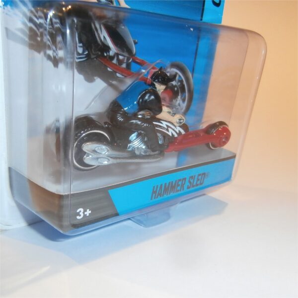 Mattel Hot Wheels Hammer Sled Bike with Rider 2013