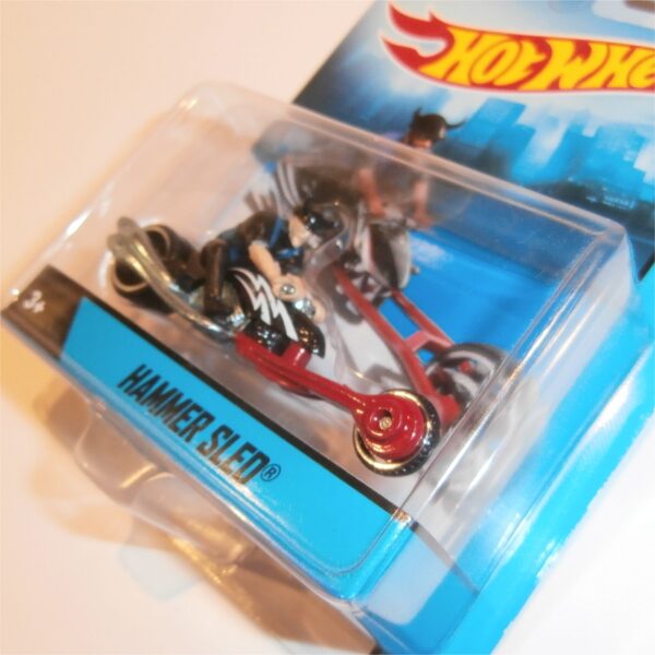 Mattel Hot Wheels Hammer Sled Bike with Rider 2013