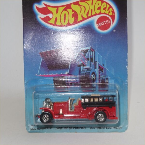 Mattel Hot Wheels 1986 Old Number 5 Fire Engine MoC