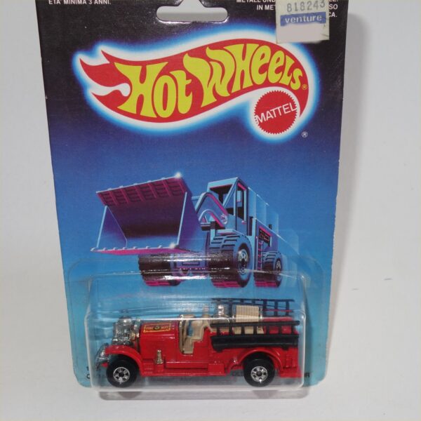 Mattel Hot Wheels 1986 Old Number 5 Fire Engine MoC