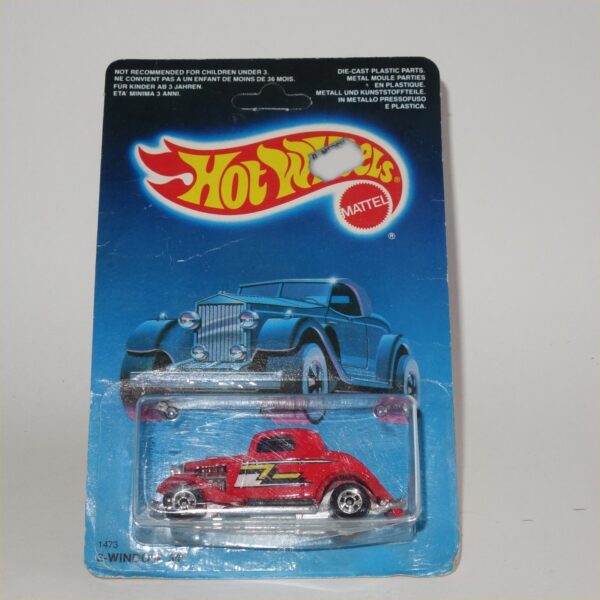 Mattel Hot Wheels 1987 Ford 3 Window '34 ZZ-Top Canadian Card MoC