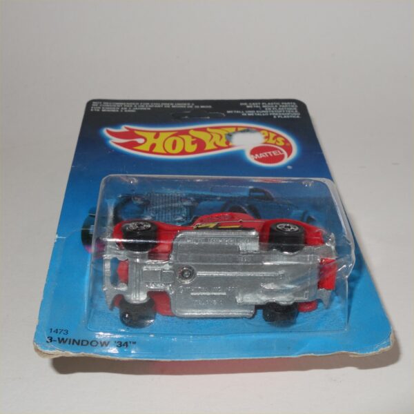 Mattel Hot Wheels 1987 Ford 3 Window '34 ZZ-Top Canadian Card MoC