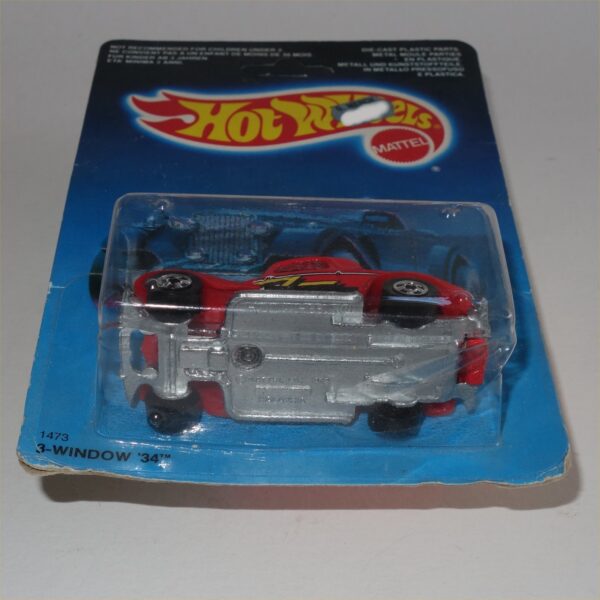 Mattel Hot Wheels 1987 Ford 3 Window '34 ZZ-Top Canadian Card MoC