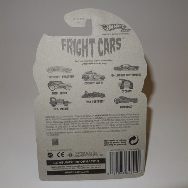 Hot Wheels Fright Cars Evil Weevil 2008