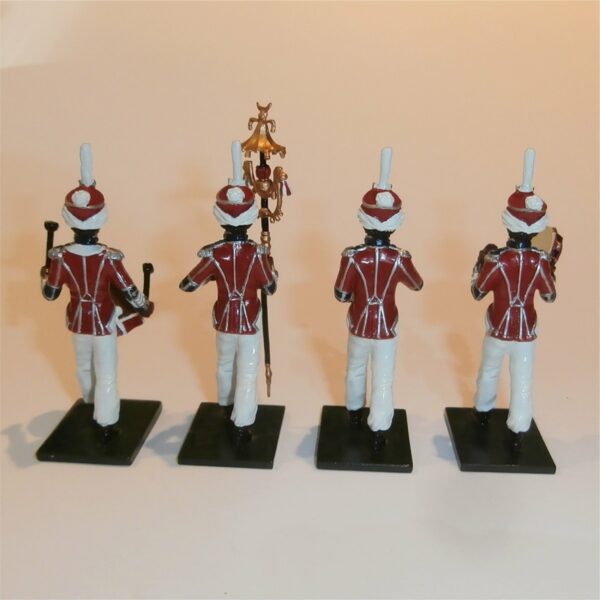 Britain's Coldstream Regiment Foot Guards Field Musick Napoleonic Wars 1815 #43105 4 Pieces