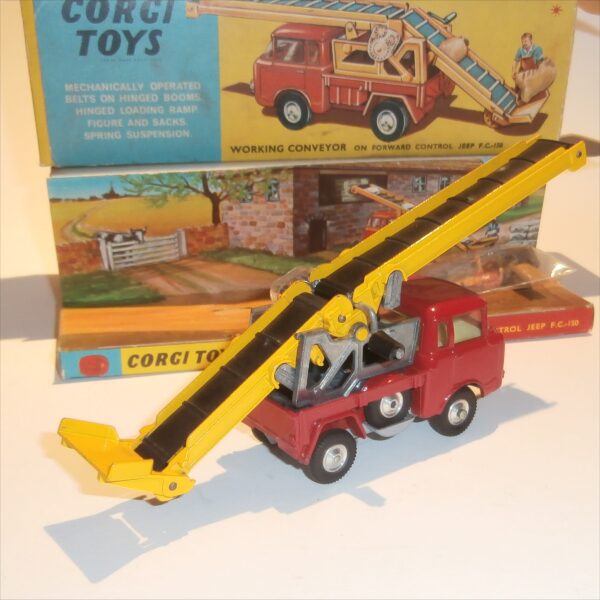Corgi Toys 64 Conveyor on Forward Control Jeep with Box