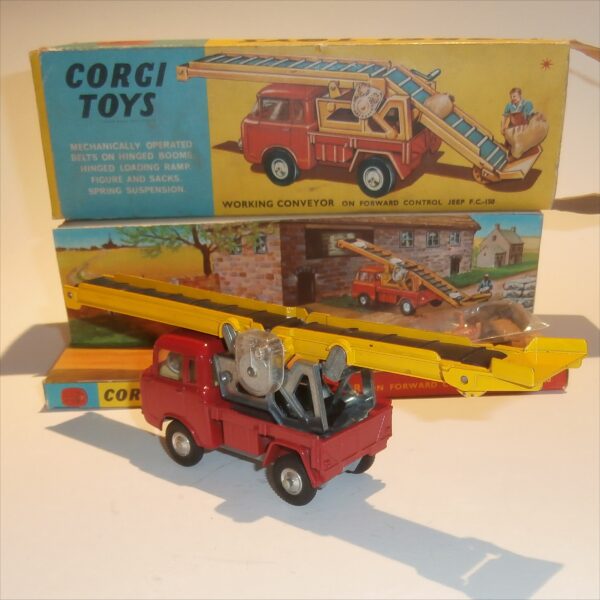 Corgi Toys 64 Conveyor on Forward Control Jeep with Box