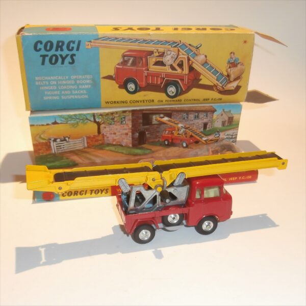 Corgi Toys 64 Conveyor on Forward Control Jeep with Box