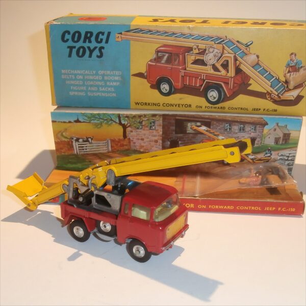 Corgi Toys 64 Conveyor on Forward Control Jeep with Box