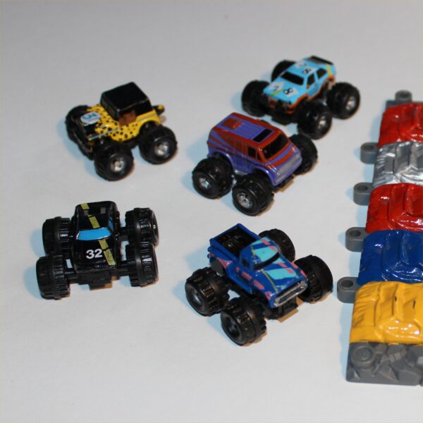 Micro Machines 5 Monster Trucks 1987 with Arena Obstacle Track