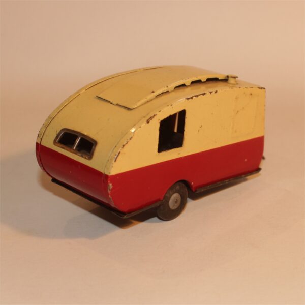 Triang Minic 16M Caravan Cream & Red c1950