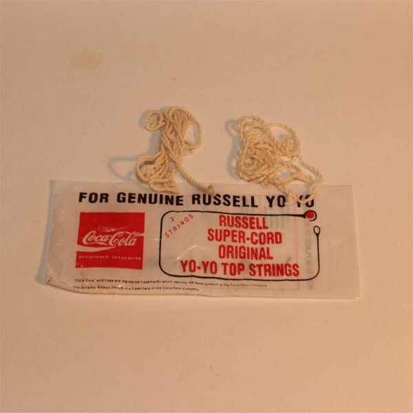 Russell Super-Cord Yoyo Tops String Packet 1964 Coca Cola