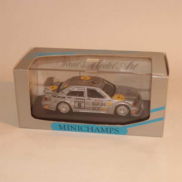 Minichamps Mercedes Evo 2 DTM 1992 Rosberg Silver Berlin 2000