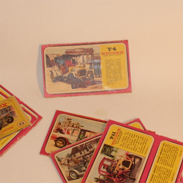 Matchbox Models of Yesteryear 1970's Box Art Panels Partial Boxes