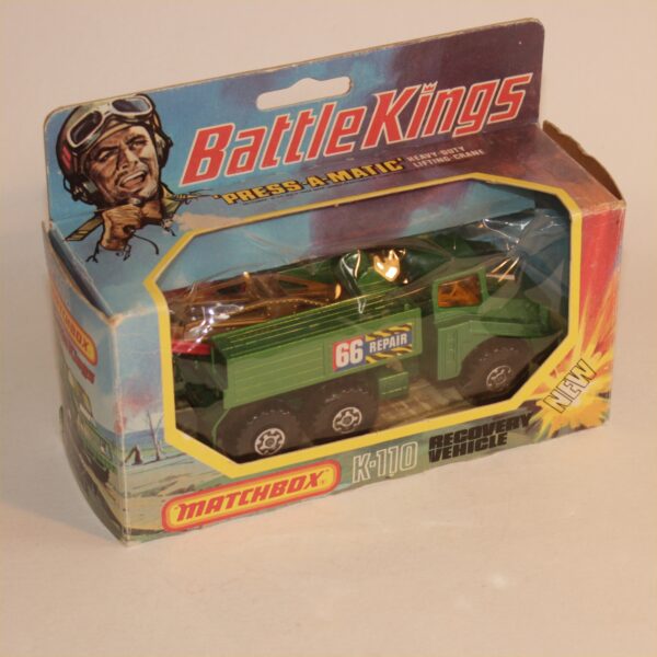 Matchbox Battle Kings K-110 Recovery Vehicle Mint Boxed