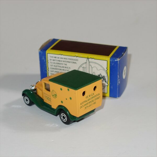 Matchbox MB38 Ford Model A Van 1992 1st MICA Australia