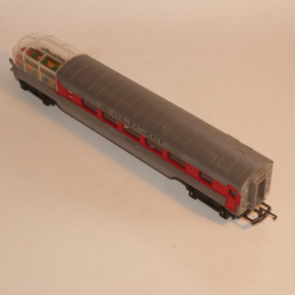 Triang Hornby R125 Tri-Ang Railways Trans Continental Observation Car Silver / Red 20537