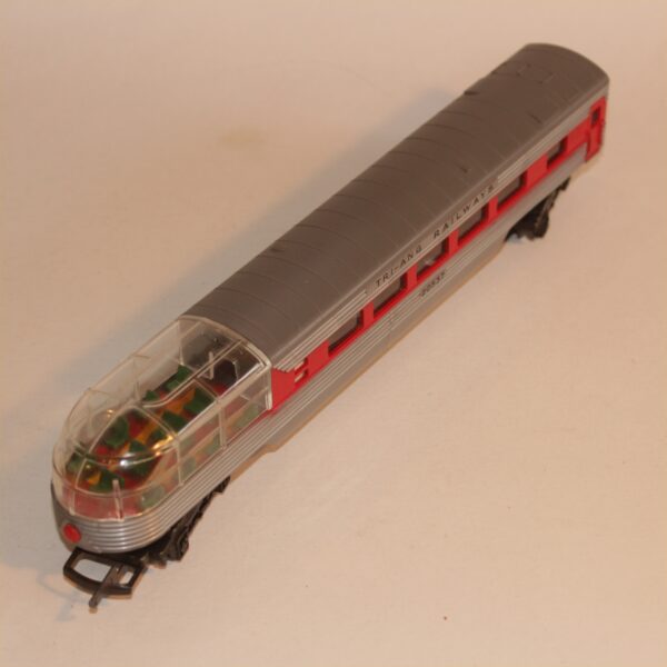 Triang Hornby R125 Tri-Ang Railways Trans Continental Observation Car Silver / Red 20537