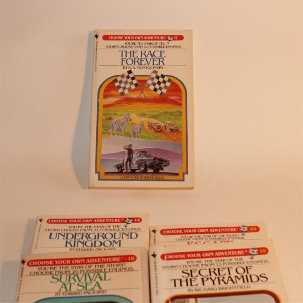 Choose Your Own Adventure CYOA Set of 5 Books #16 to #20 Paperbacks 1982 Issue