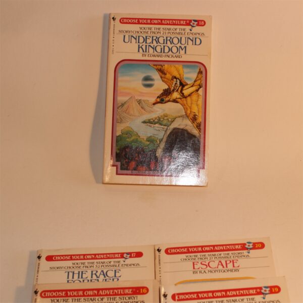Choose Your Own Adventure CYOA Set of 5 Books #16 to #20 Paperbacks 1982 Issue