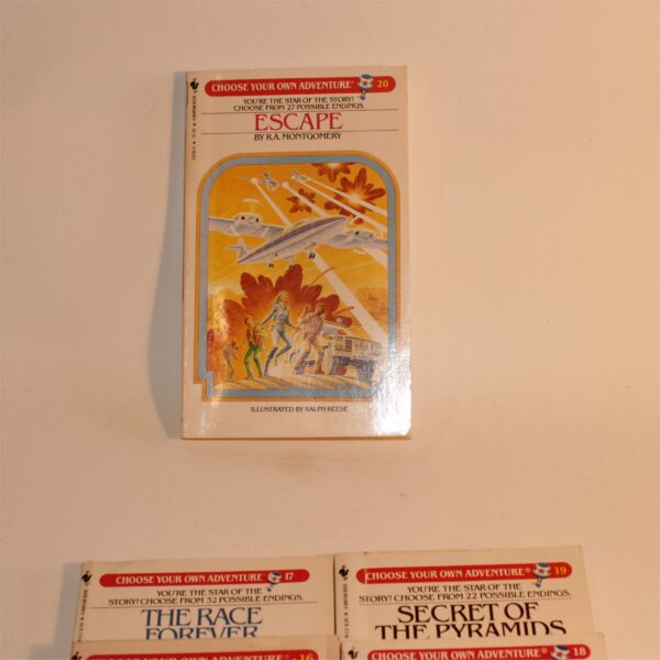 Choose Your Own Adventure CYOA Set of 5 Books #16 to #20 Paperbacks 1982 Issue