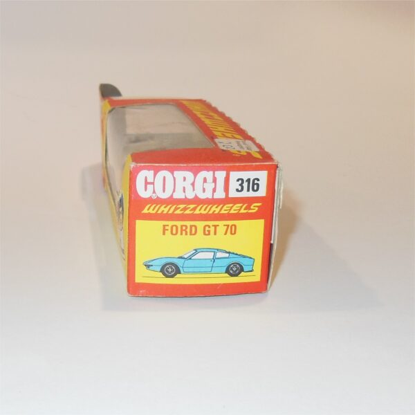 Corgi Toys 316 Ford GT70 Whizzwheels Empty Window Box