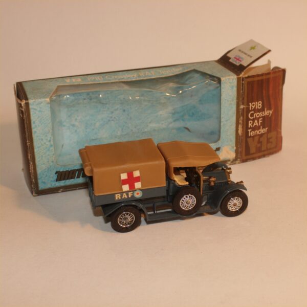 Matchbox Yesteryear Y-13 1918 Crossley RAF Tender Mint Boxed