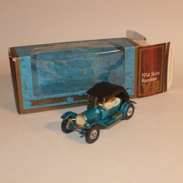 Matchbox Yesteryear Y-8 1914 Stutz Roadster Mint Boxed