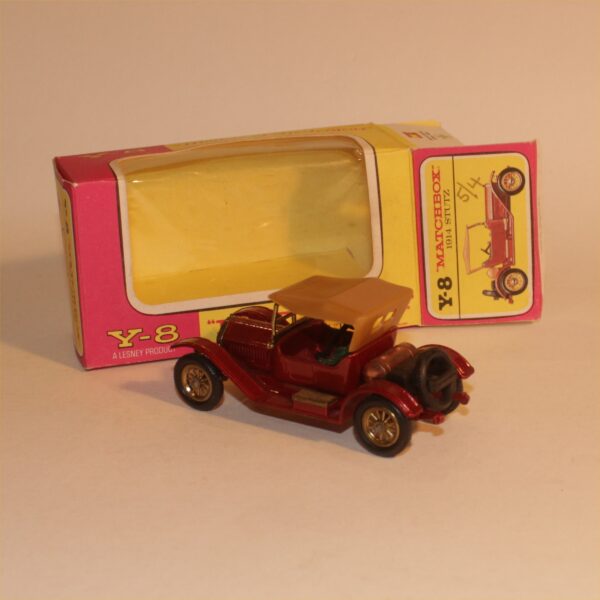 Matchbox Yesteryear Y-8 1914 Stutz Roadster Mint Boxed