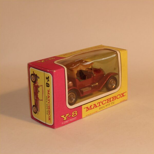 Matchbox Yesteryear Y-8 1914 Stutz Roadster Mint Boxed