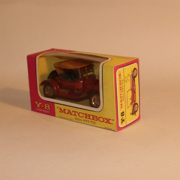 Matchbox Yesteryear Y-8 1914 Stutz Roadster Mint Boxed