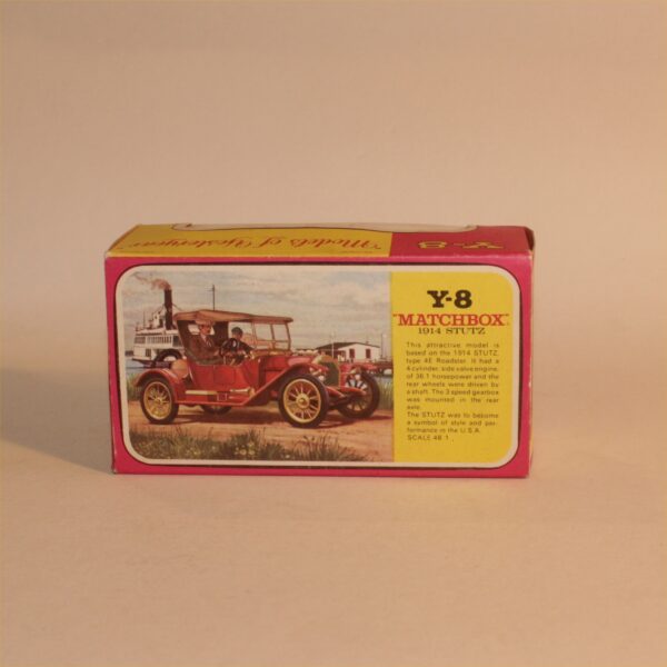 Matchbox Yesteryear Y-8 1914 Stutz Roadster Mint Boxed