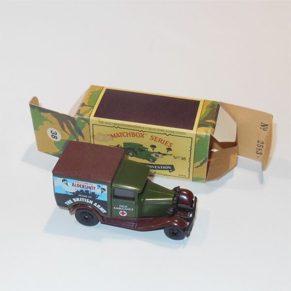 Matchbox MB38 Ford Model A Van 1989 4th UK MICA Aldershot