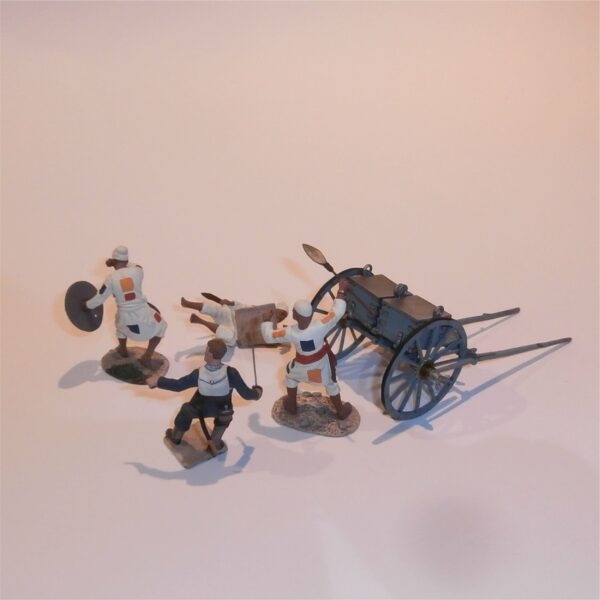 Britain's 27055 War Along Nile Naval Brigade Gatling Gun Madhists Figures Set