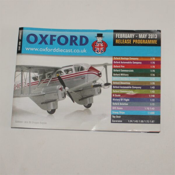 Oxford Diecast Scale Models Catalog Feb to May 2013