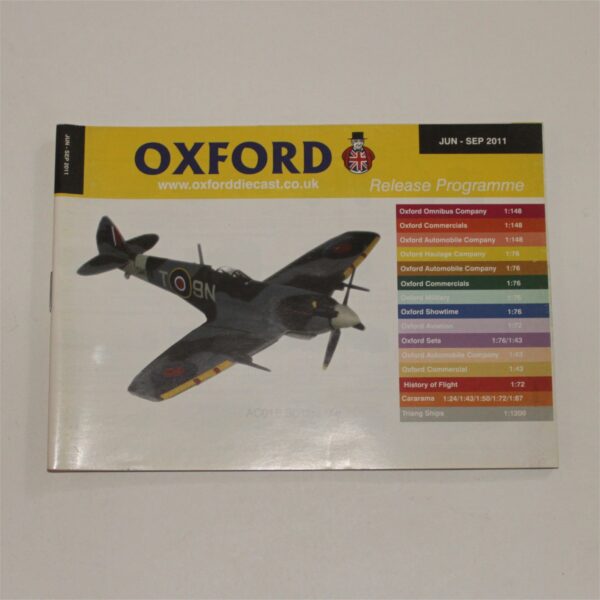 Oxford Diecast Scale Models Catalog Jun to Sep 2011